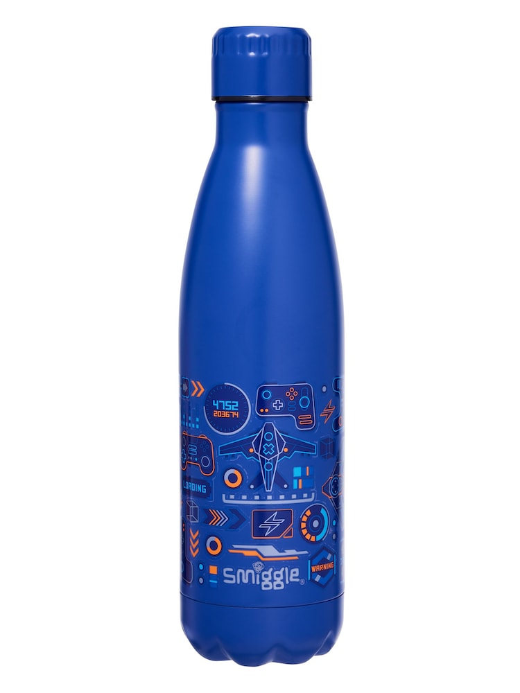 Smiggle Blue Beta Wonder Insulated Steel Drink Bottle 500Ml - Image 1 of 1