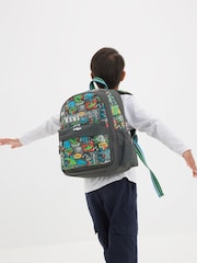 Smiggle Grey Happy Tales Junior Id Backpack - Image 5 of 6