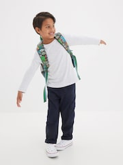 Smiggle Grey Happy Tales Junior Id Backpack - Image 6 of 6