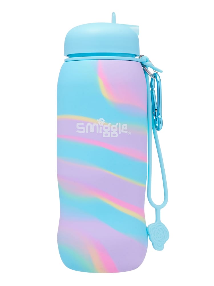 Smiggle Dark Blue Freestyle Silicone Bottle 630ML - Image 2 of 3
