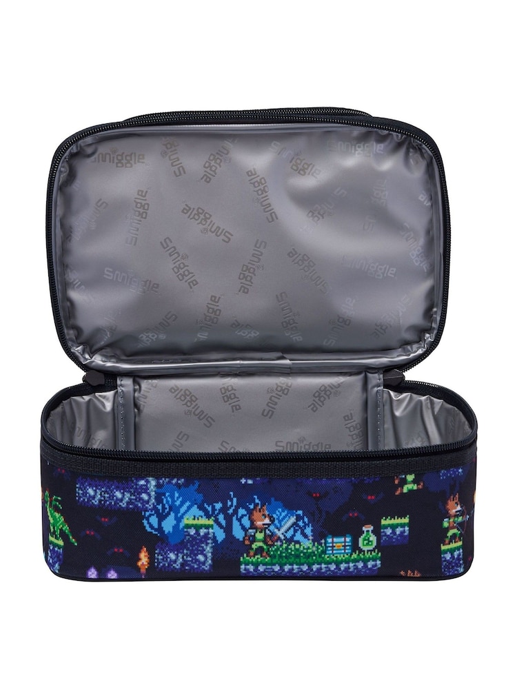 Smiggle Black Freestyle Double Decker Lunchbox - Image 3 of 3