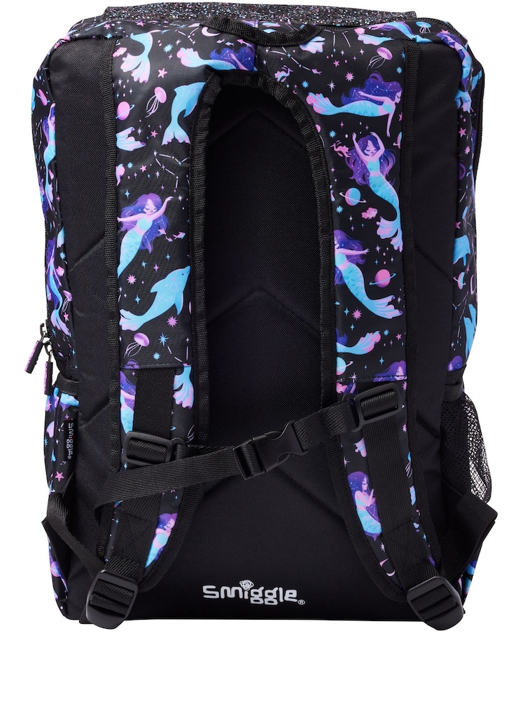Smiggle Black Limitless Attach Foldover Bag - Image 2 of 4