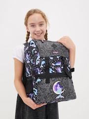 Smiggle Black Limitless Attach Foldover Bag - Image 3 of 4