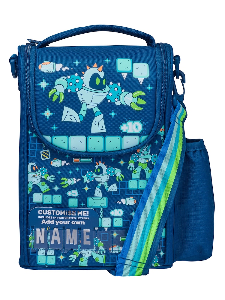 Smiggle Blue Happy Tales Junior Id Lunchbox With Strap - Image 1 of 4