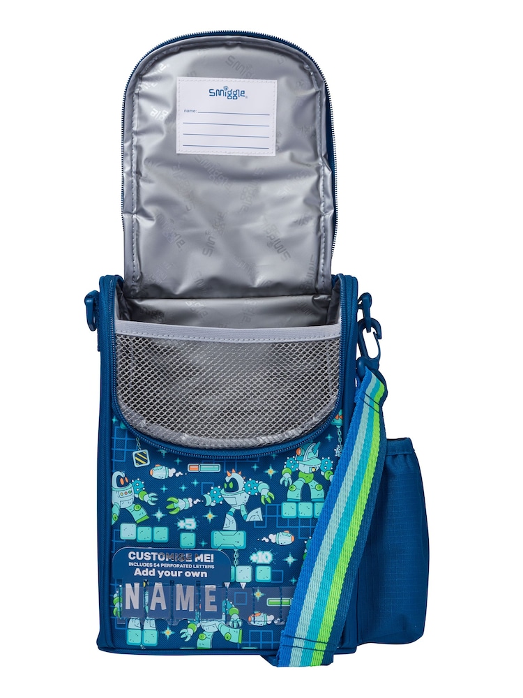 Smiggle Blue Happy Tales Junior Id Lunchbox With Strap - Image 2 of 4