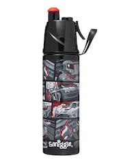 Smiggle Dark Black Limitless Spritz Insulated Steel Drink Bottle 500Ml - Image 1 of 1