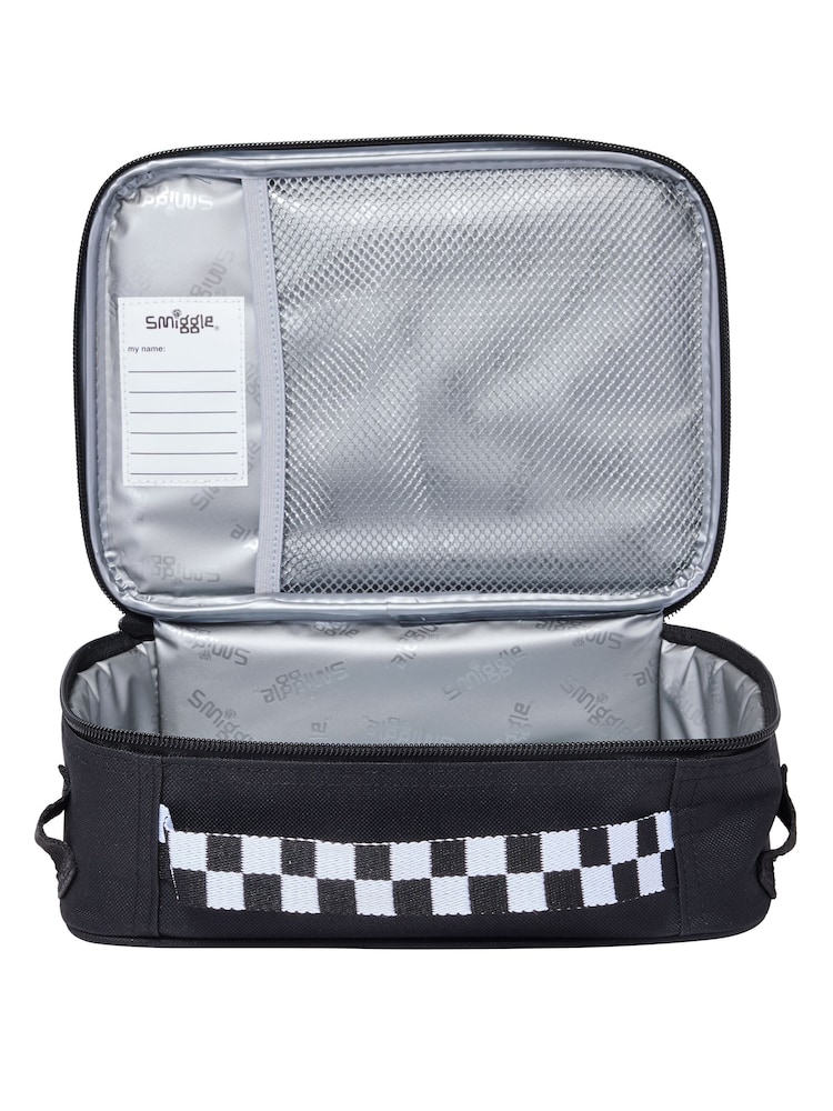 Dark Black - Smiggle, Limitless Oblong, Lunchbox mit Namensetikett - Bild 3 von 3