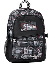 Smiggle Dark Black Limitless Classic Attach Backpack - Image 1 of 5