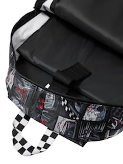 Smiggle Dark Black Limitless Classic Attach Backpack - Image 3 of 5