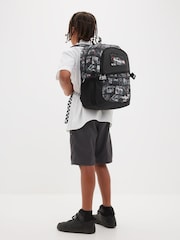 Smiggle Dark Black Limitless Classic Attach Backpack - Image 5 of 5