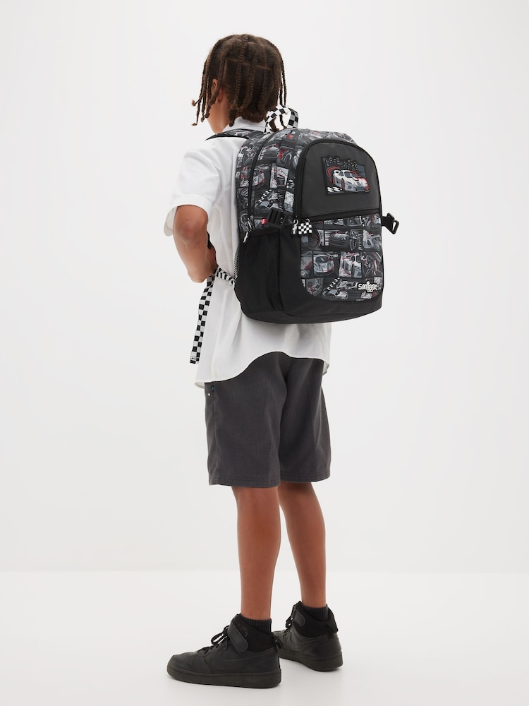 Smiggle Dark Black Limitless Classic Attach Backpack - Image 5 of 5