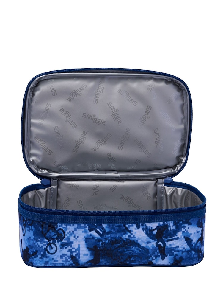 Smiggle Blue Freestyle Double Decker Lunchbox - Image 3 of 3