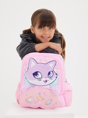 Smiggle Pink Junior Happy Tales Character Backpack - Image 1 of 4