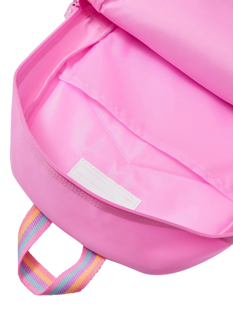 Smiggle Pink Junior Happy Tales Character Backpack - Image 4 of 4