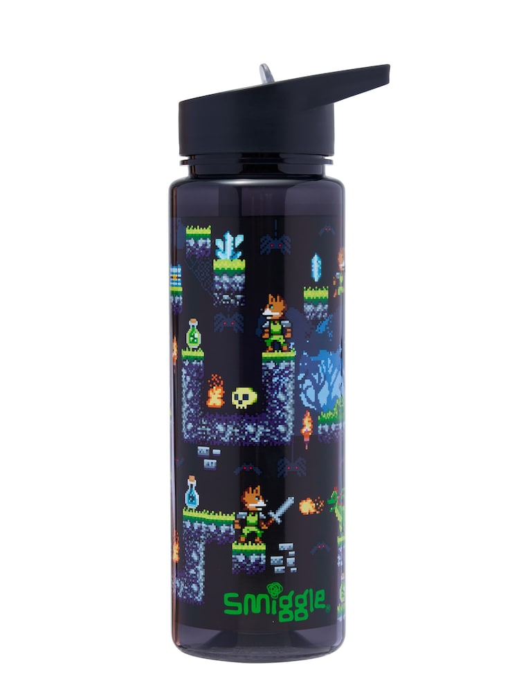 Smiggle Black Freestyle Spout Plastic Drink Bottle 650Ml - Image 2 of 2