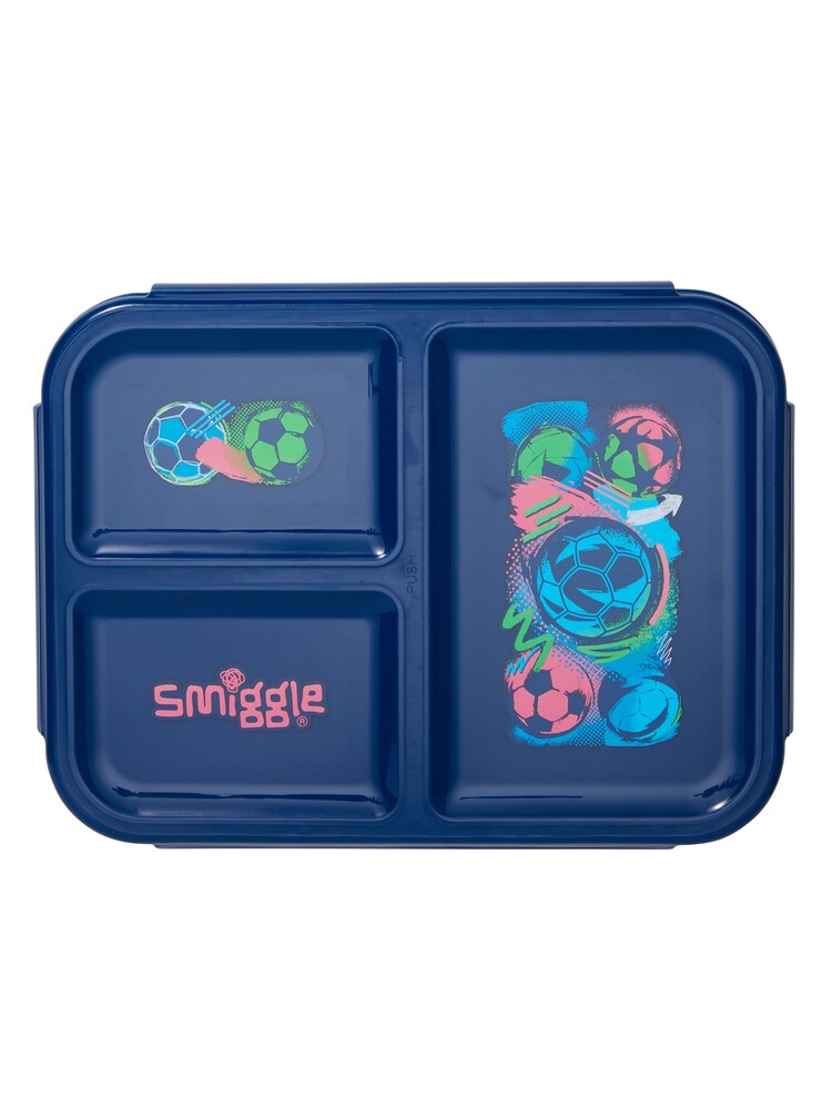 Smiggle Blue Limitless Boost Trio Lunchbox - Image 1 of 3