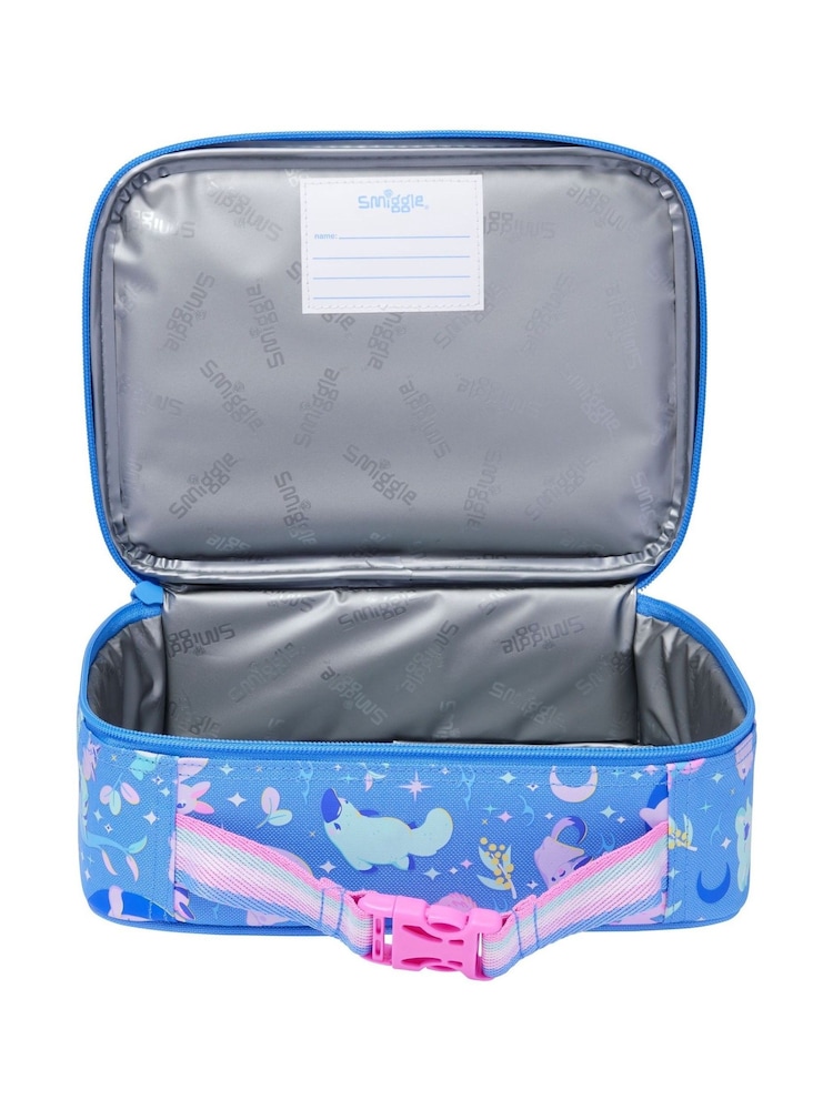 Smiggle Blue Ground Big Dreams Teeny Tiny Square Lunchbox - Image 2 of 4