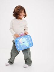 Smiggle Blue Ground Big Dreams Teeny Tiny Square Lunchbox - Image 4 of 4