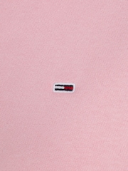 Tommy Jeans Regular Fit Pink Flag Hoodie - Image 6 of 6