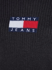 Tommy Jeans Melange Flag Turtleneck Black Sweater - Image 6 of 6