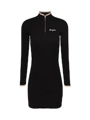 Tommy Jeans Metallic Tip Zip Sweater Black Dress - Image 5 of 5