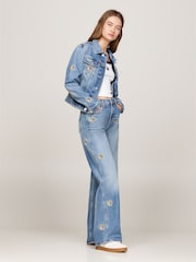 Tommy Jeans Blue Izzie Slim Fit Jacket - Image 2 of 5