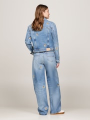 Tommy Jeans Blue Izzie Slim Fit Jacket - Image 4 of 5