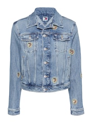 Tommy Jeans Blue Izzie Slim Fit Jacket - Image 5 of 5