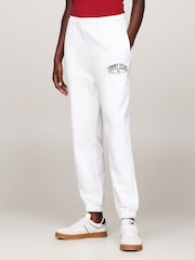 Tommy Jeans White Relaxed Varsity White Joggers - Image 1 of 7