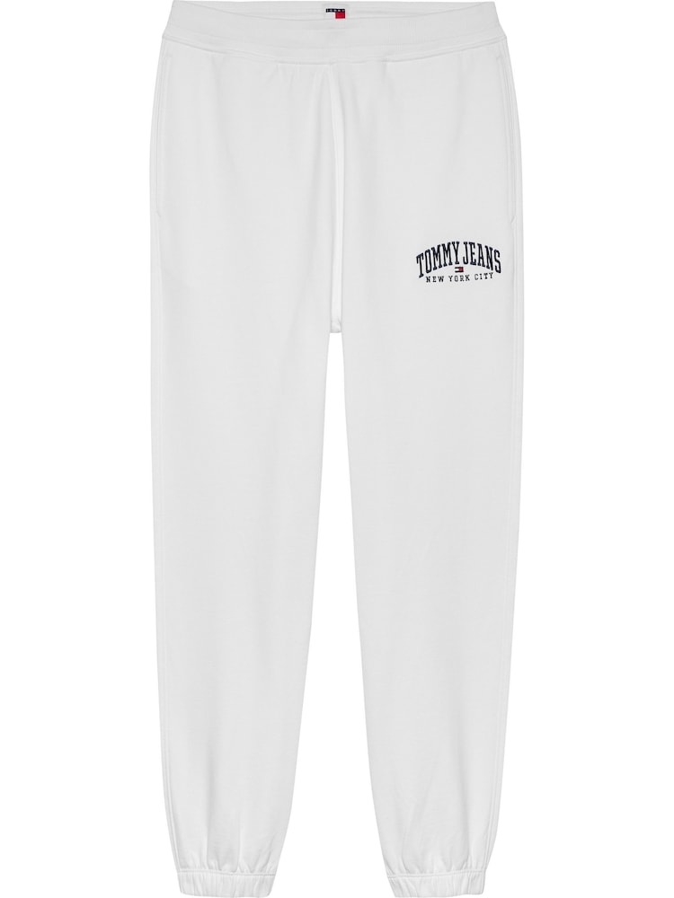 Tommy Jeans White Relaxed Varsity White Joggers - Image 5 of 7