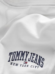 Tommy Jeans White Relaxed Varsity White Joggers - Image 7 of 7