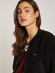 Tommy Jeans Teddy Zip Black Sweatshirt - Image 2 of 6