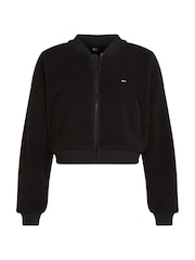 Tommy Jeans Teddy Zip Black Sweatshirt - Image 4 of 6