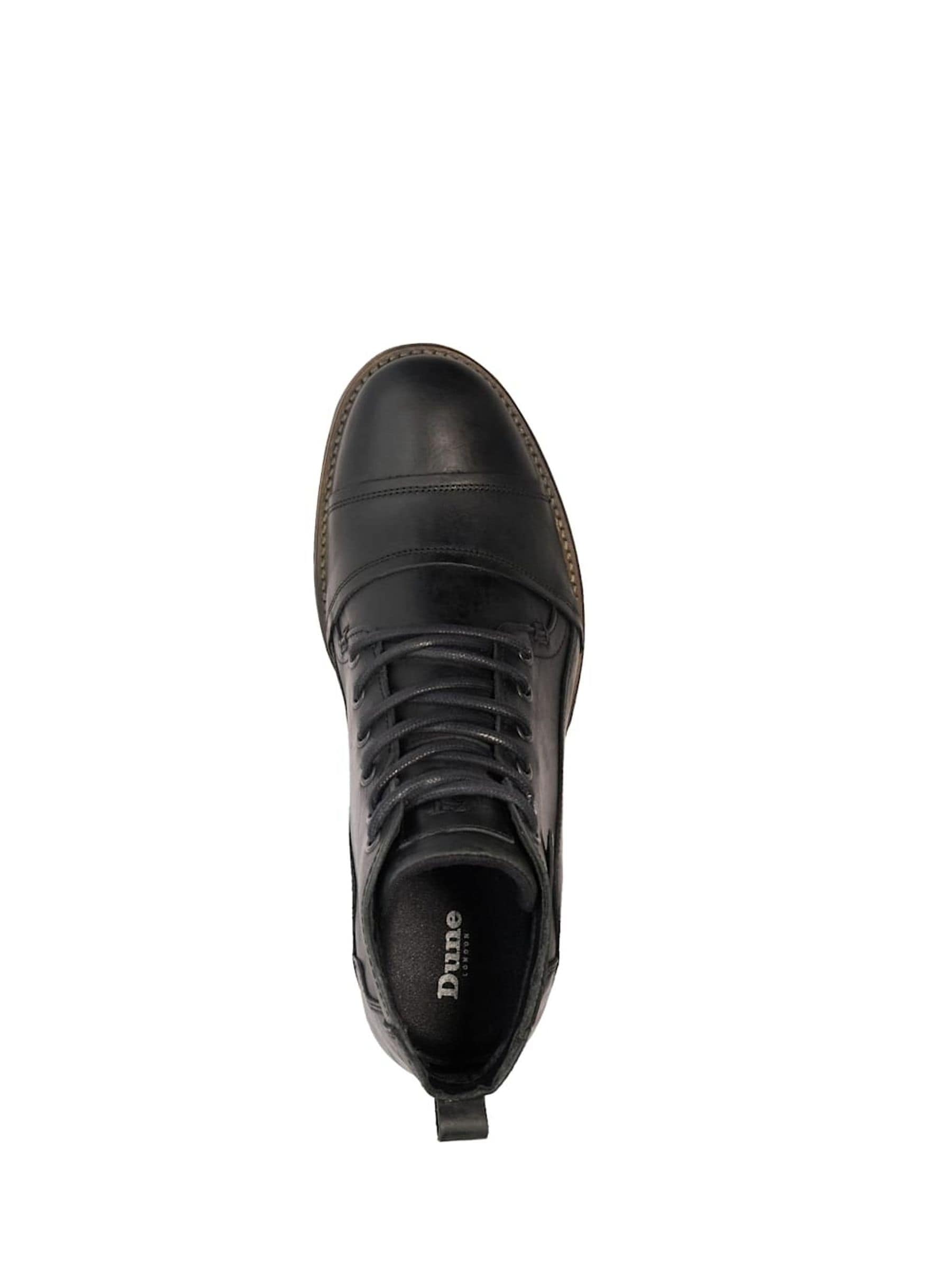 Buy Dune London Charcoal Black Standard Fit Heavy Duty Simon Ankle