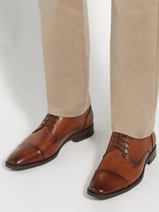 Dune London Brown Suffix Flex Sole Toecap Shoes - Image 6 of 7
