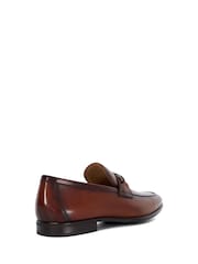 Dune London Brown Seymore Flex Sole Trim Loafers - Image 5 of 7