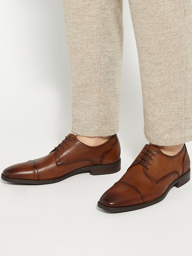 Rjava - Dune London Priponski obrazec Flex Sole Toecap čevlji - Slika 1 iz 6