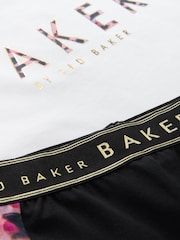 Baker by Ted Baker Multi Animal Print Branded 100% Cotton T-Shirt and Leggings Set - Image 11 of 12