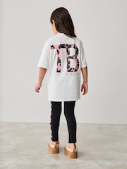 Baker by Ted Baker Multi Animal Print Branded 100% Cotton T-Shirt and Leggings Set - Image 2 of 12