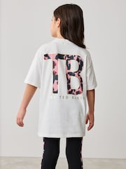 Baker by Ted Baker Multi Animal Print Branded 100% Cotton T-Shirt and Leggings Set - Image 5 of 12