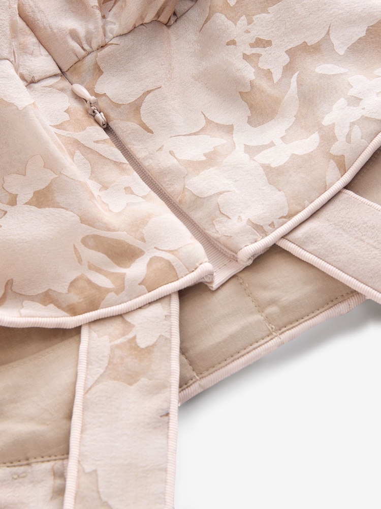 Baker by Ted Baker Pink Burnout Bow Dress - Image 8 of 9