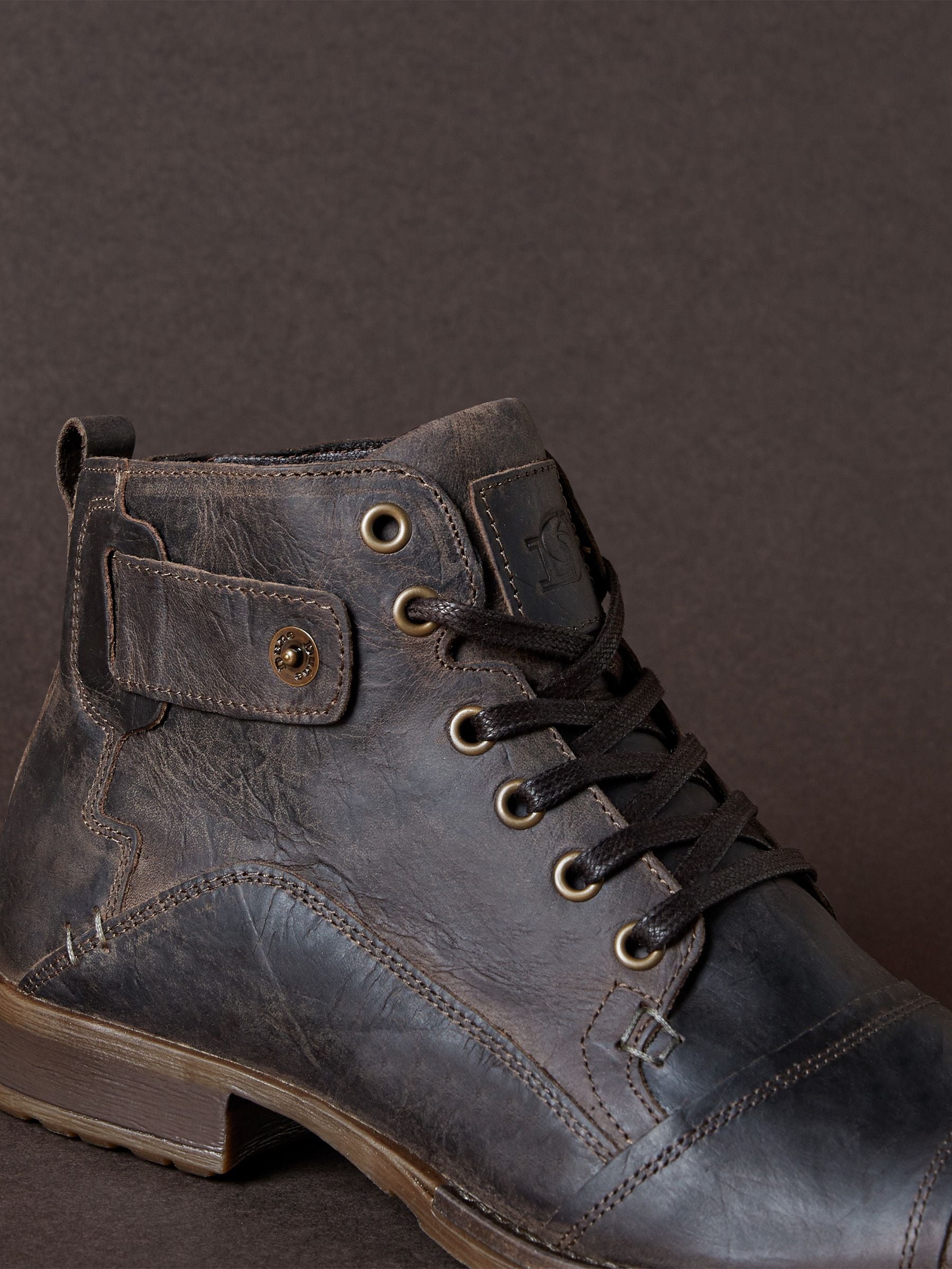 Buy Dune London Light Brown Standard Fit Heavy Duty Simon Ankle