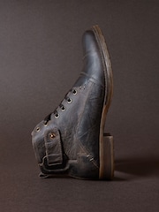 Dune London Light Brown Standard Fit Heavy Duty Leather Simon Ankle Boots - Image 9 of 20