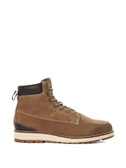 Braun - Standard-Fit - Dune London Trustees Turnschuhe mit Budapester-Design - Bild 3 von 6