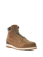 Braun - Standard-Fit - Dune London Trustees Turnschuhe mit Budapester-Design - Bild 4 von 6
