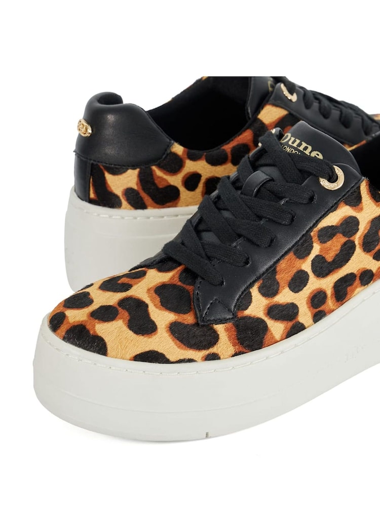 Dune London Animal Episode 2 Flatform Lace Up Trainers - Image 2 of 11