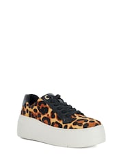 Dune London Animal Episode 2 Flatform Lace-Up Trainers - Image 5 of 8