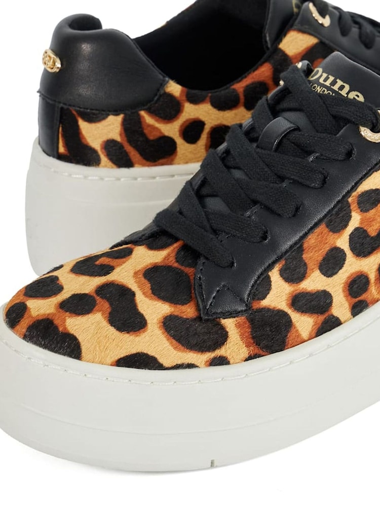Dune London Animal Episode 2 Flatform Lace-Up Trainers - Image 8 of 8