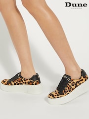 Dune London Animal Episode 2 Flatform Lace Up Trainers - Image 8 of 11