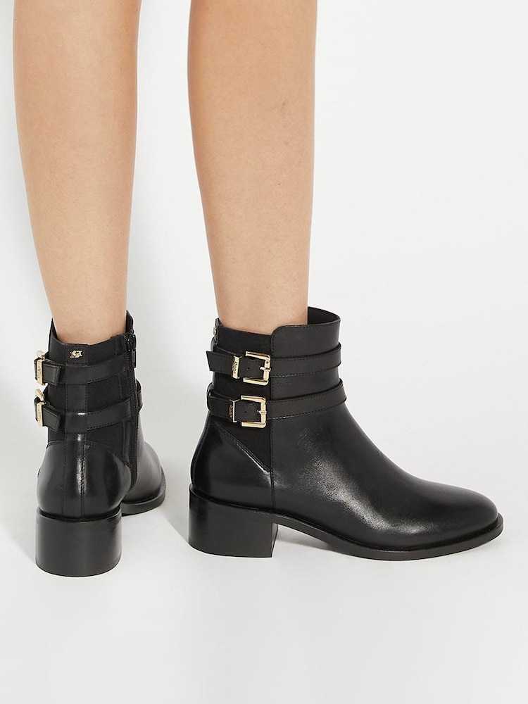 Negro - Botas con doble hebilla Patter de Dune London - Imagen 1 de 6 Negro - Botas con doble hebilla Patter de Dune London - Imagen 1 de 6